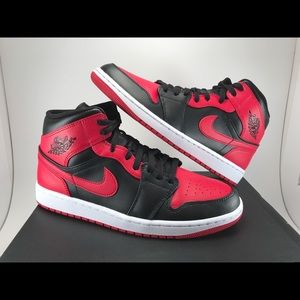 Air Jordan 1 Mid Bred ‘Banned’ Men’s Sz 10
